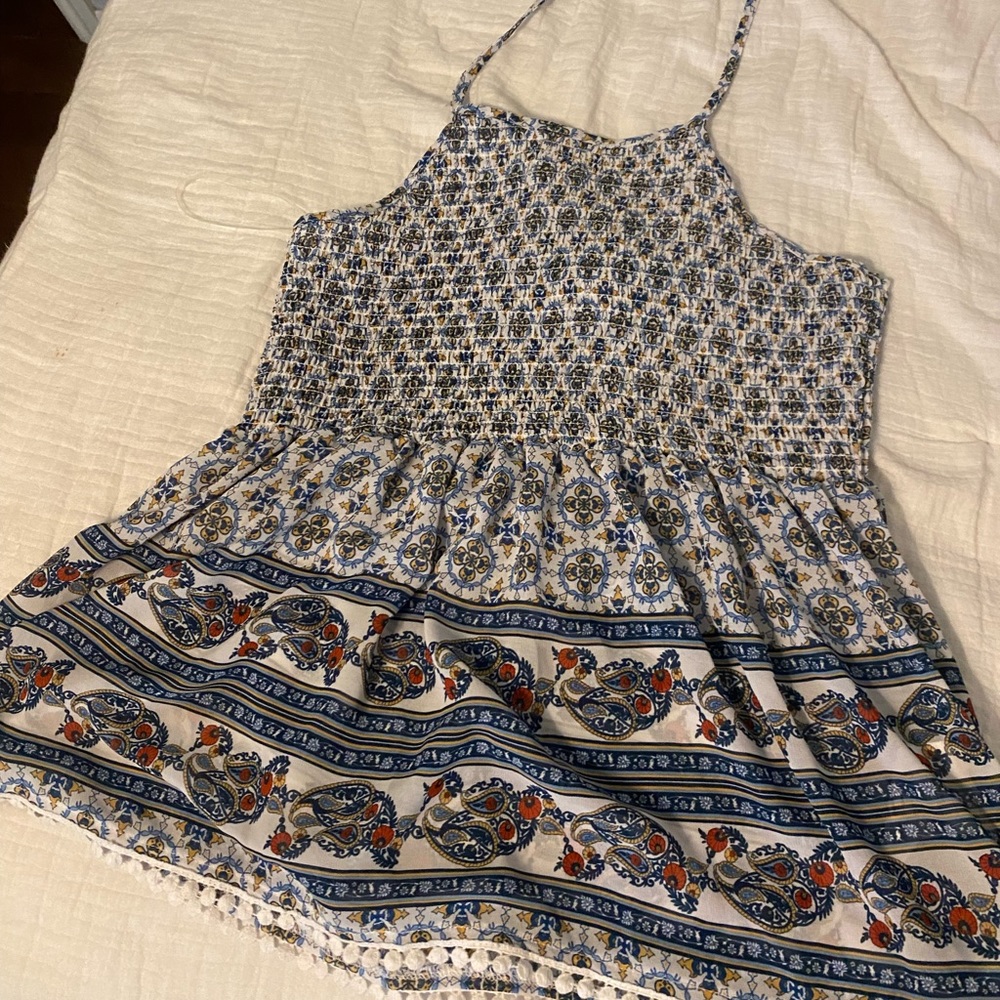 Coco & Jameison Halter Top with open back